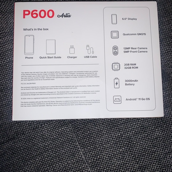 BNWB Artia P600 Mobile Phone - Picture 2 of 5